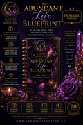 "The Abundant Life Blueprint: A 90-Day Mind, Body, Business & Wealth Manifestation Journal" (printable)