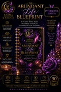 "The Abundant Life Blueprint: A 90-Day Mind, Body, Business & Wealth Manifestation Journal (interactive w/ Adobe Acrobat)